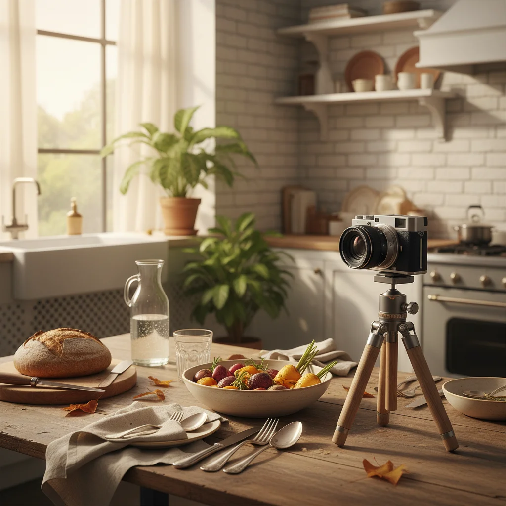Camera studio setup